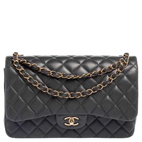 chanel kelly grey|gray Chanel bag.